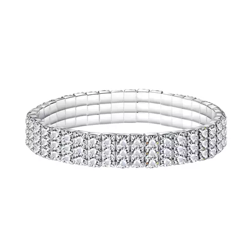 3 Diamond Loop Bracelet